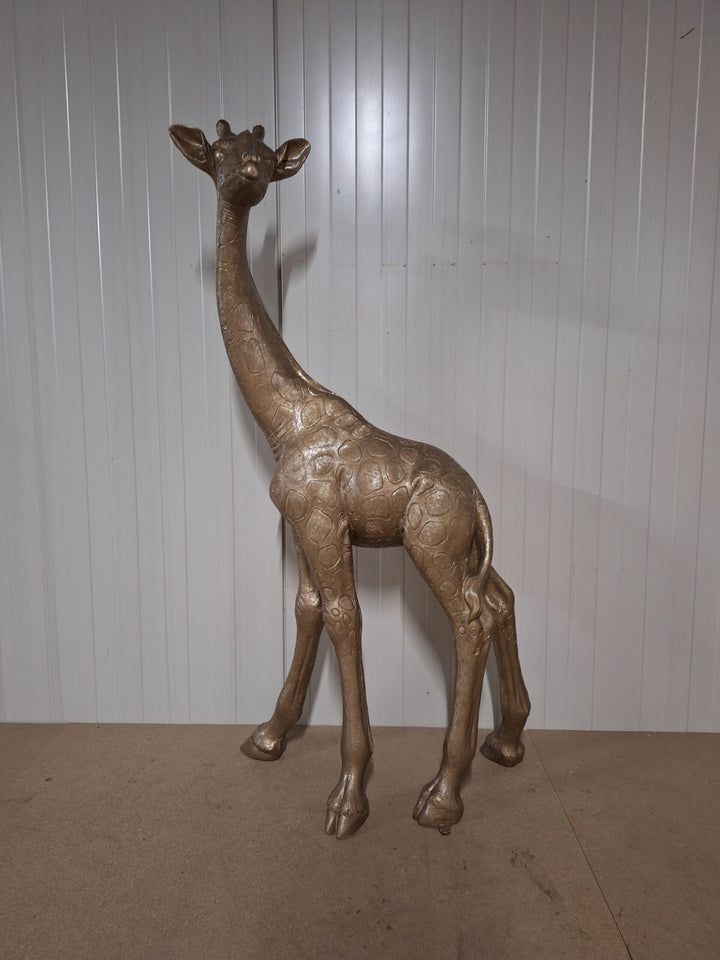 Beeld giraf goud 119 cm - Kidooz