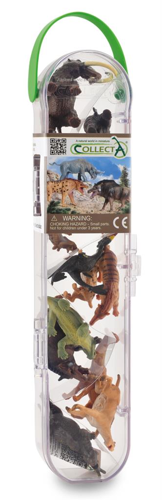 SET VAN 12 PREHISTORISCH ZOODIEREN