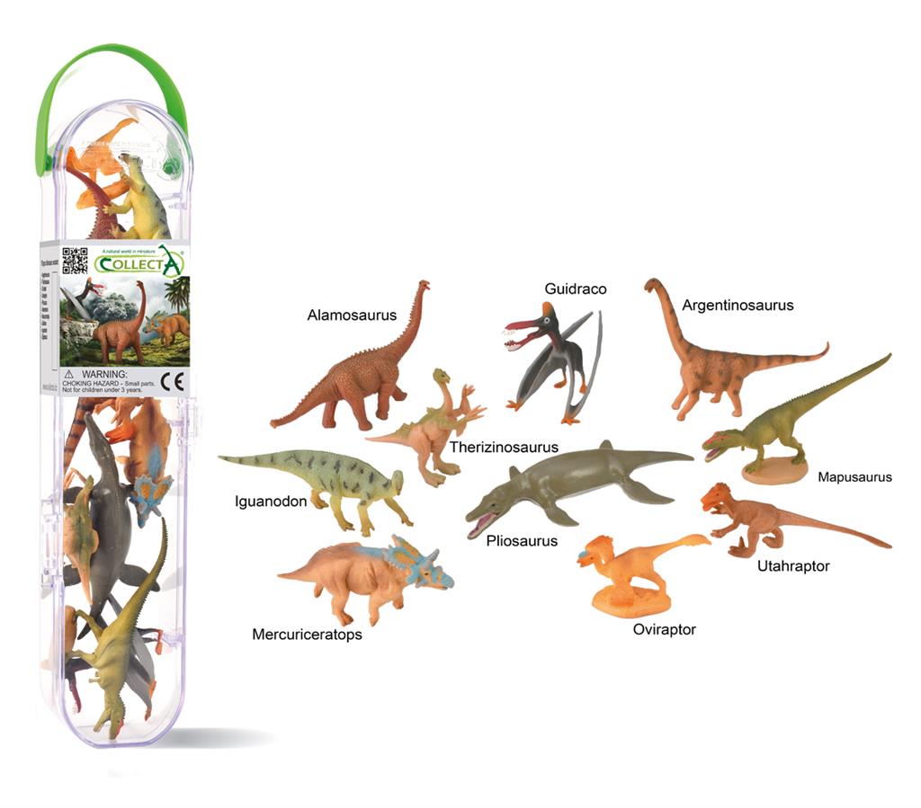 Set van 12 dinosaurussen