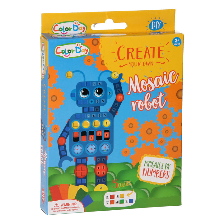 Mozaïekrobot op nummer