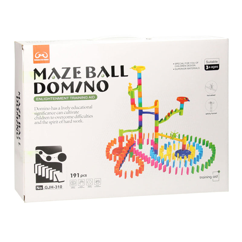 Knikkerbaan met Domino