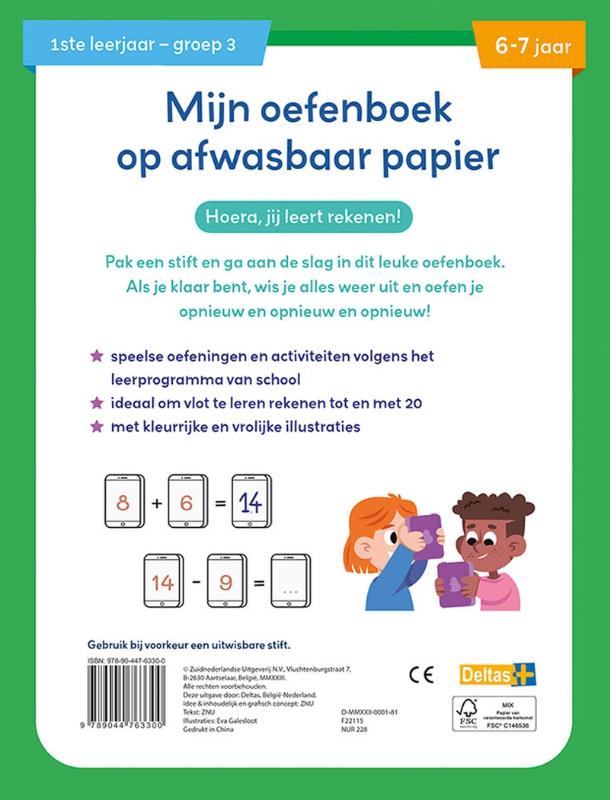 Mijn oefenboek op afwasbaar papier