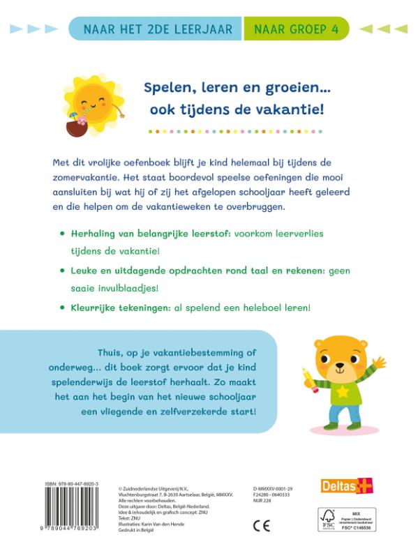Vakantie oefenpret naar groep 4