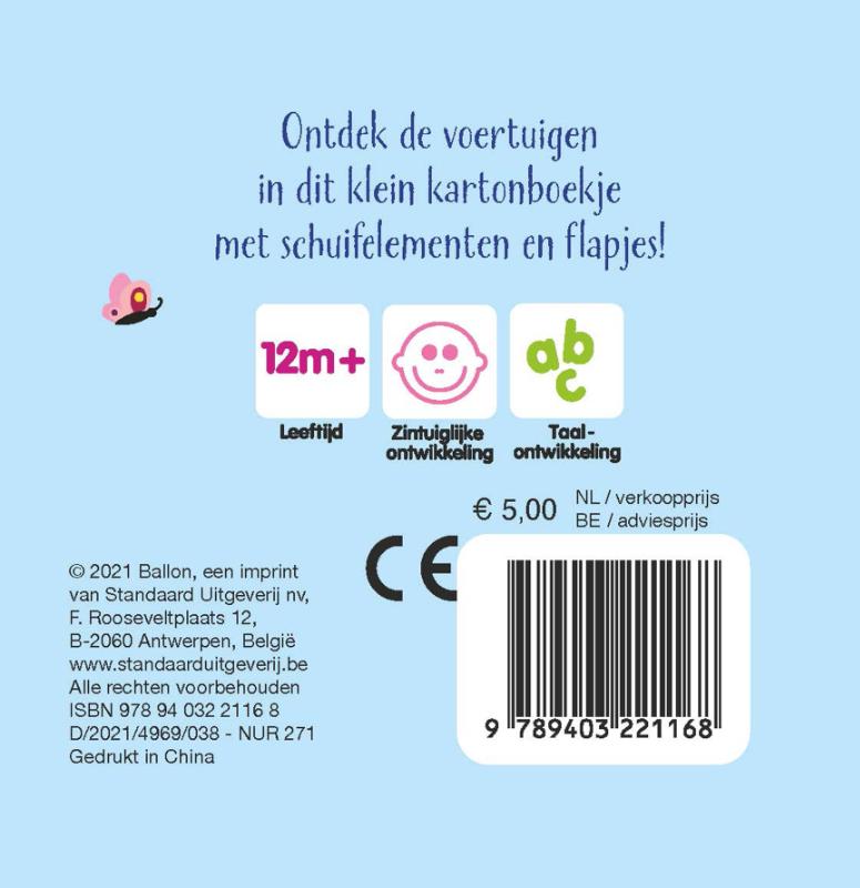 Voertuigen schuifboekje