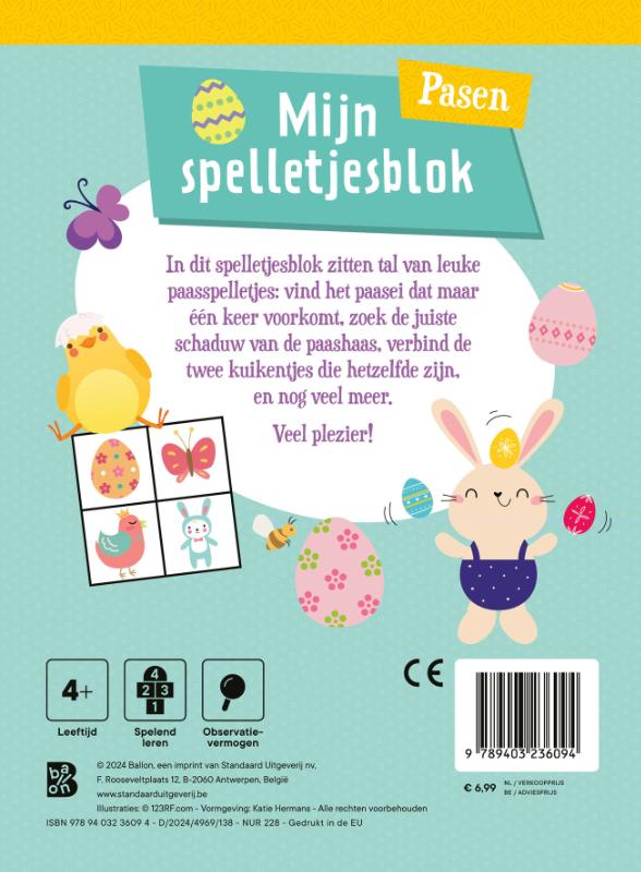 Mijn spelletjesblok pasen
