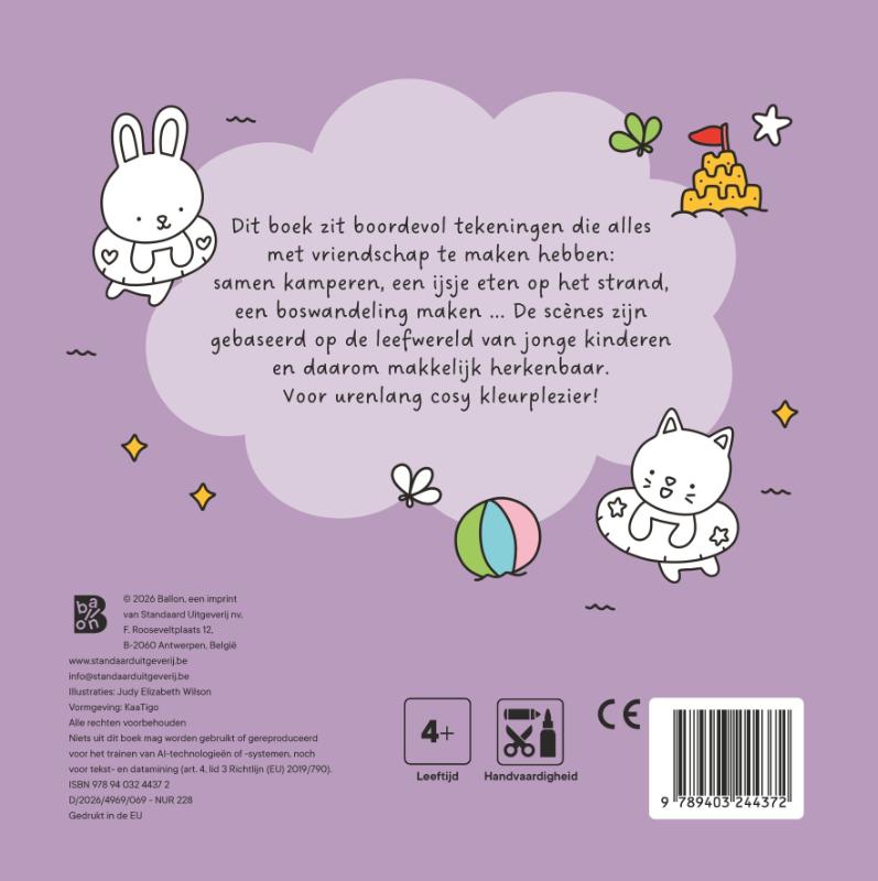 Cosy kleurboek: Leuke vriendjes
