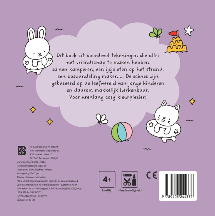 Cosy kleurboek: Leuke vriendjes