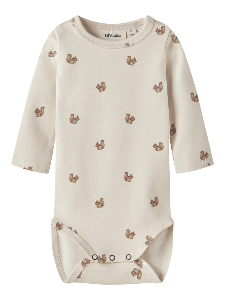 NBNLAYO KIM Romper Turtledove SQUIRREL