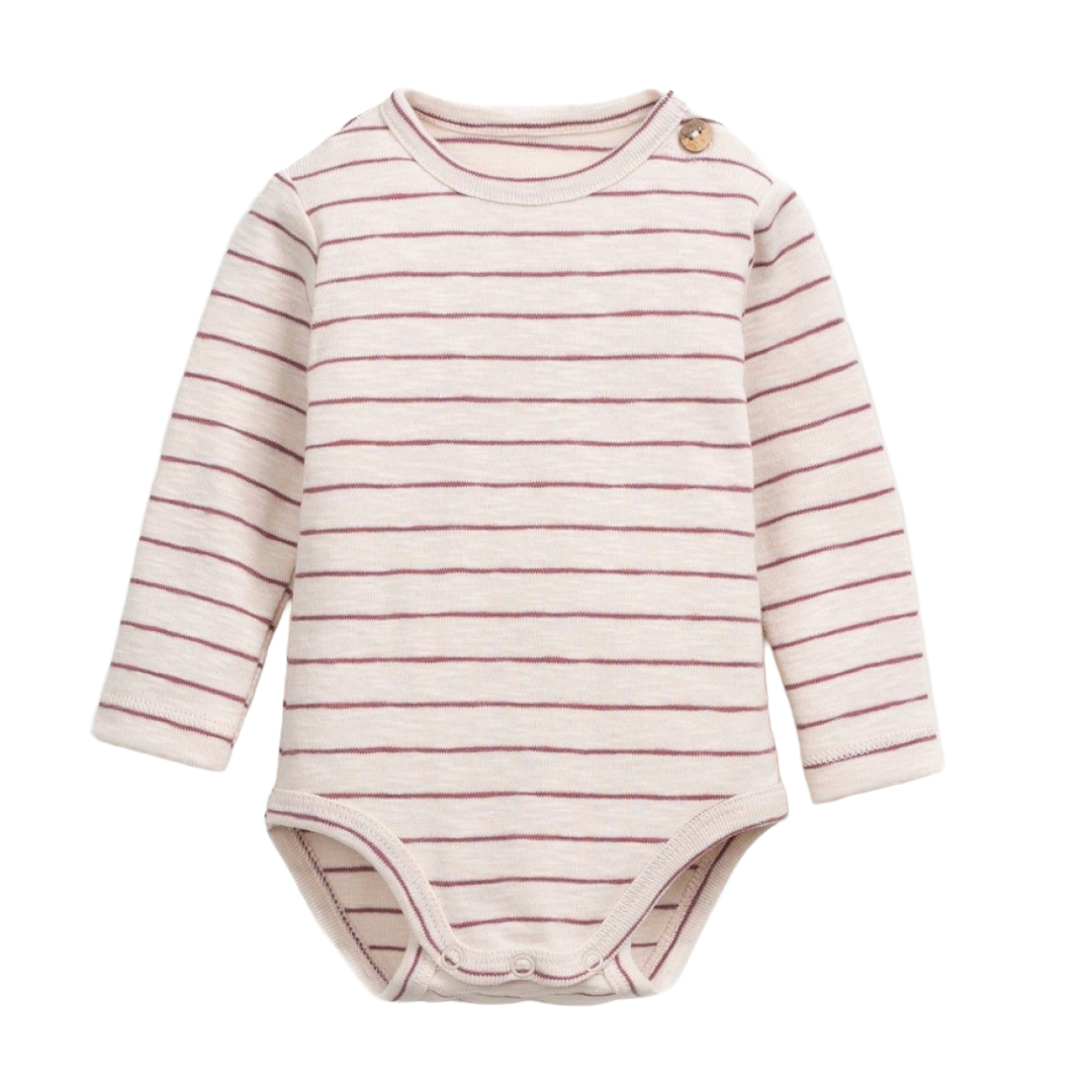 STRIPED RIB FLAMÉ BODY AMORA - Kidooz