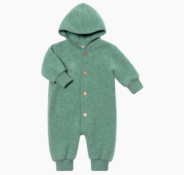 Overall 100% wol-fleece — jade melange