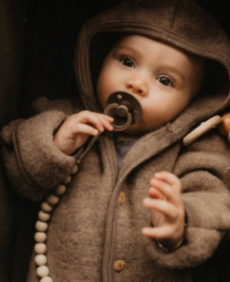 Overall 100% wol-fleece — grey melange - Kidooz